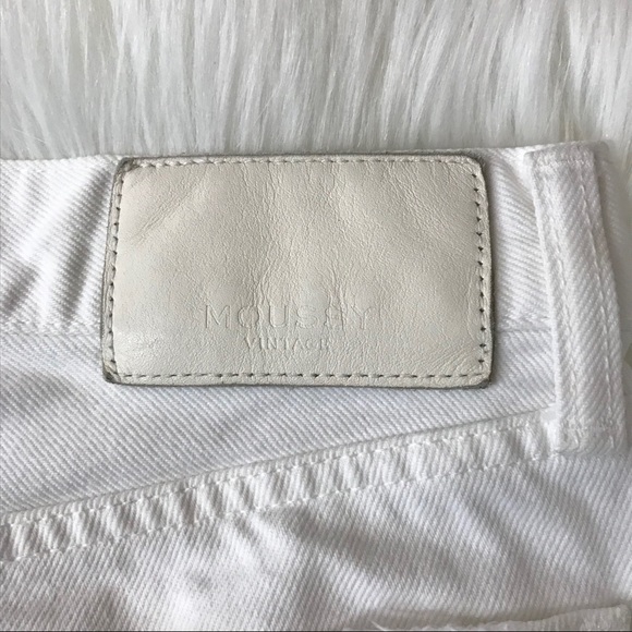 MOUSSY VINTAGE Deming Tapered White Jeans SIZE 25 - Picture 14 of 15